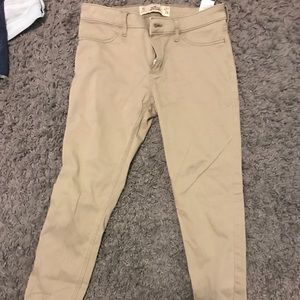Tan hollister pants
